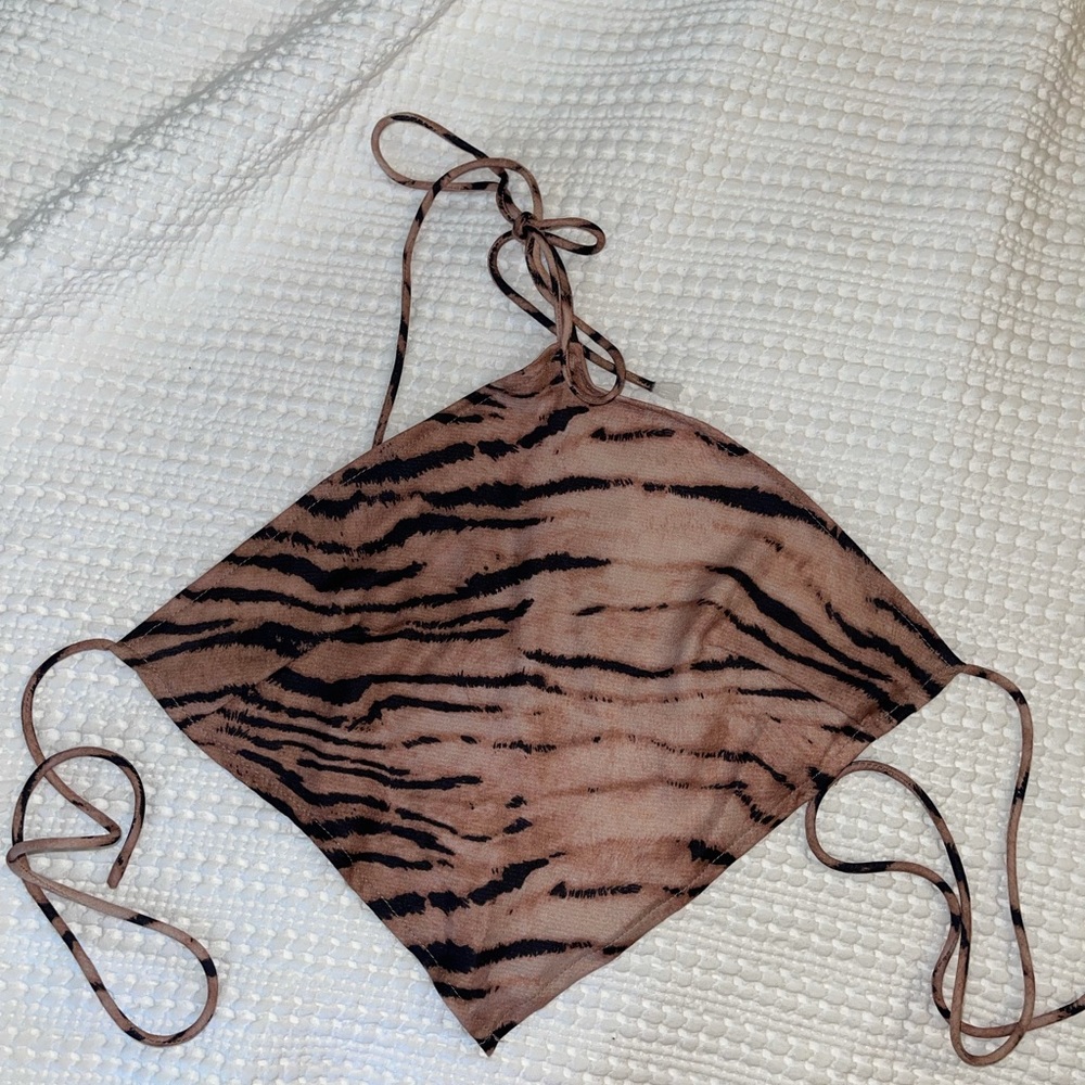 Cheetah Princess Polly crop top